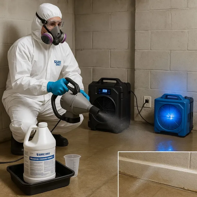 Sanitization and Odor Removal process in Landen, OH