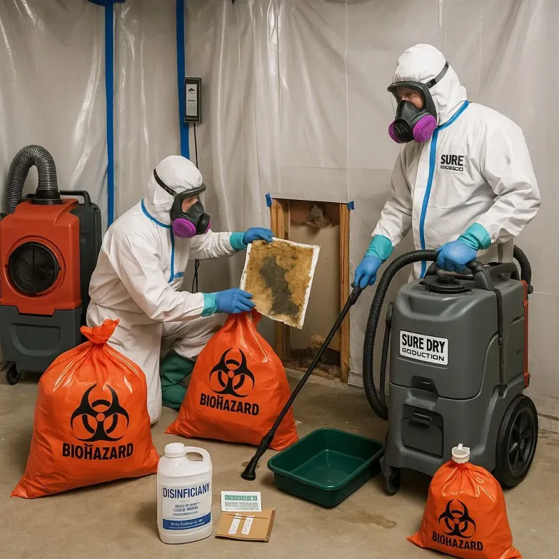 Contaminated Water Handling Protocols process in Landen, OH
